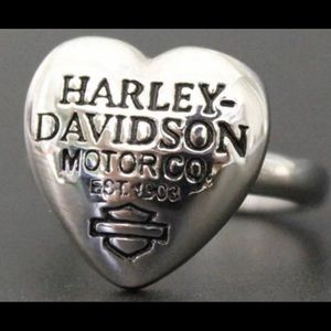 Harley Davison Heart ring